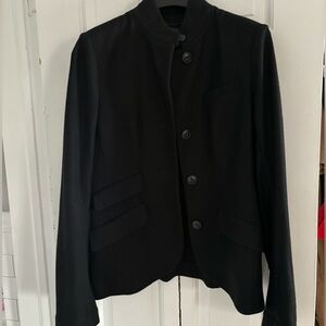 LIKE NEW- black wool Rag & Bone Blazer, size 8
